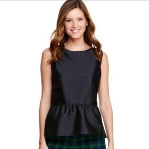 Vineyard Vines Satin Like Peplum Top